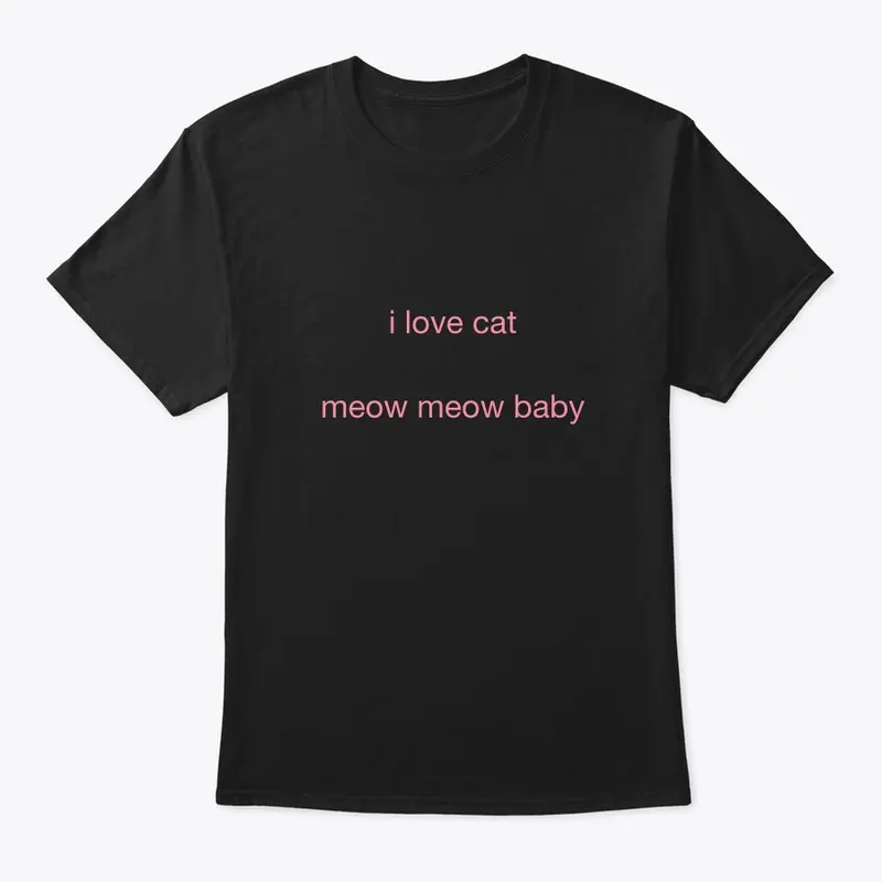 ily cat tee